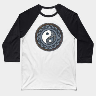 Mandala Yin and Yang, variant 2 Baseball T-Shirt